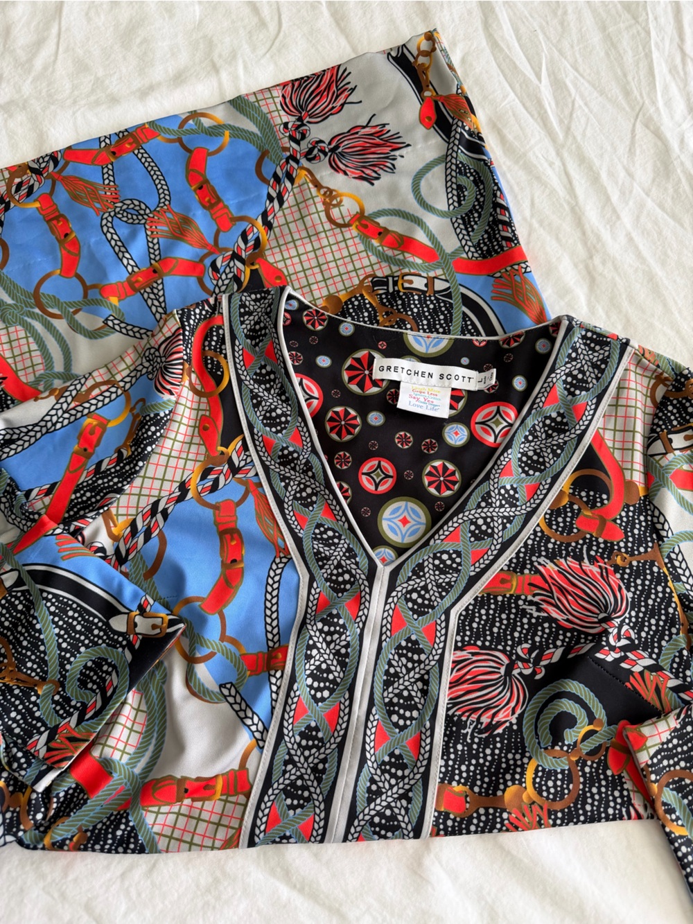 Gretchen Scott Printed Workwear Midi Dress - Picture 3 of 9